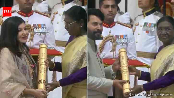 From Rohit Sharma to Alka Yagnik: President Murmu confers Padma Awards at Rashtrapati Bhavan - check list
