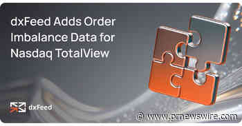 dxFeed Adds Order Imbalance Data for Nasdaq TotalView