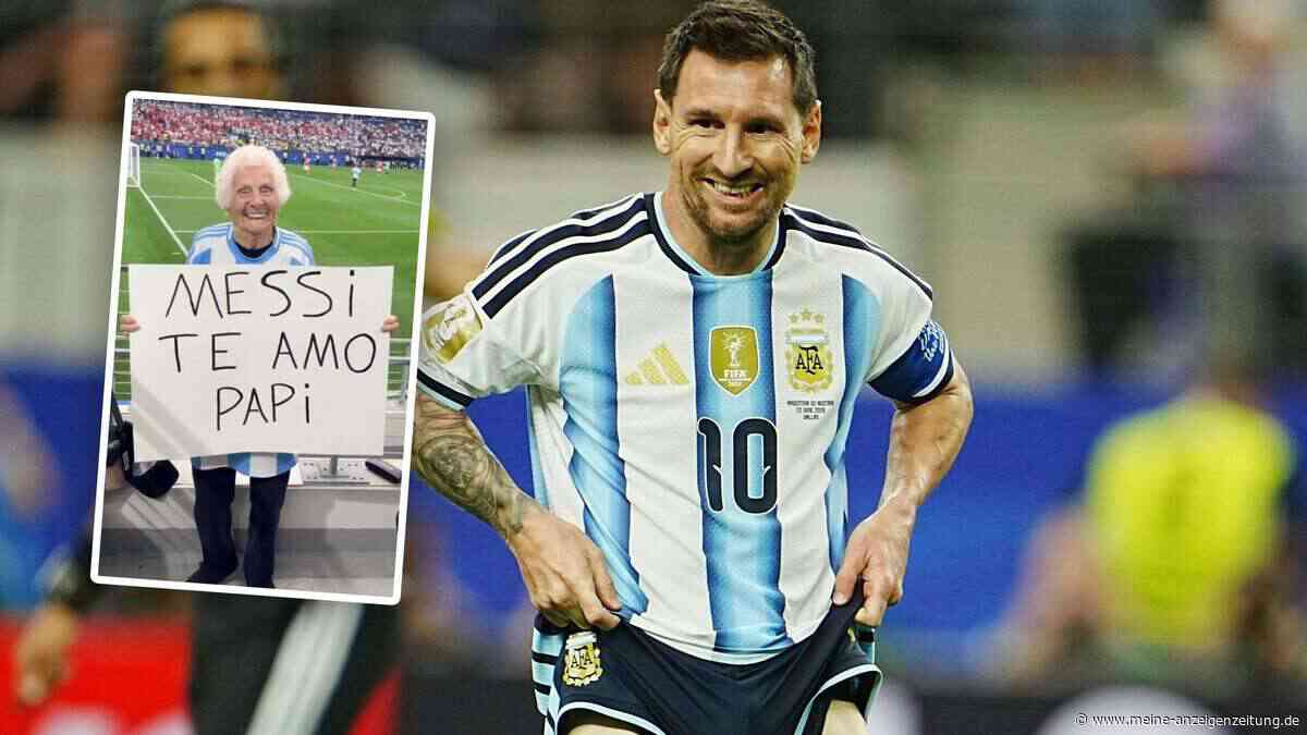 „Gangster Granny” verfolgt Messi nach Heiratsantrag auch bei der WM