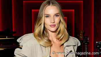 Rosie Huntington-Whiteley shares rare photo of towering son, 8, and curly-haired daughter, 4, she shares with Jason Statham