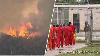 ICE evacuates detainees at Krome Detention Center due to Miami-Dade wildfires