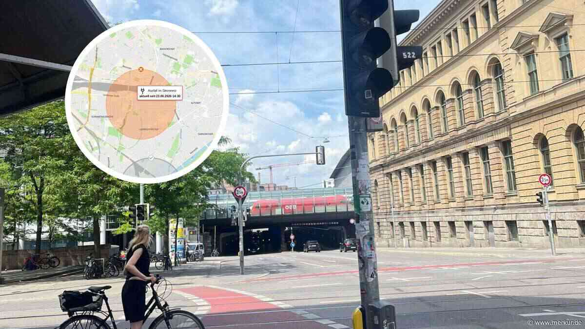 Stromausfall in München: Großer Bereich mitten in der Stadt betroffen – SWM und Polizei äußern sich