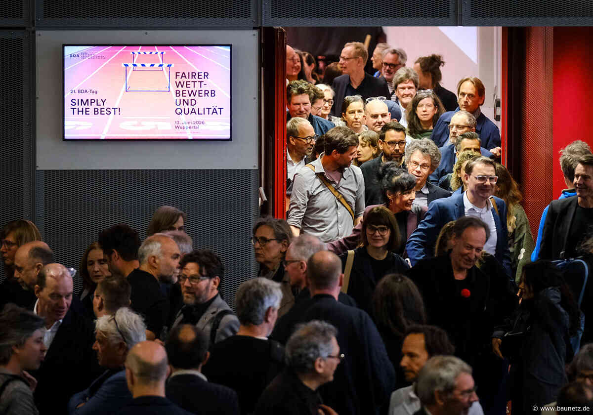 Schlanker, kooperativer, jünger - 21. BDA-Tag diskutiert Vergabepraxis