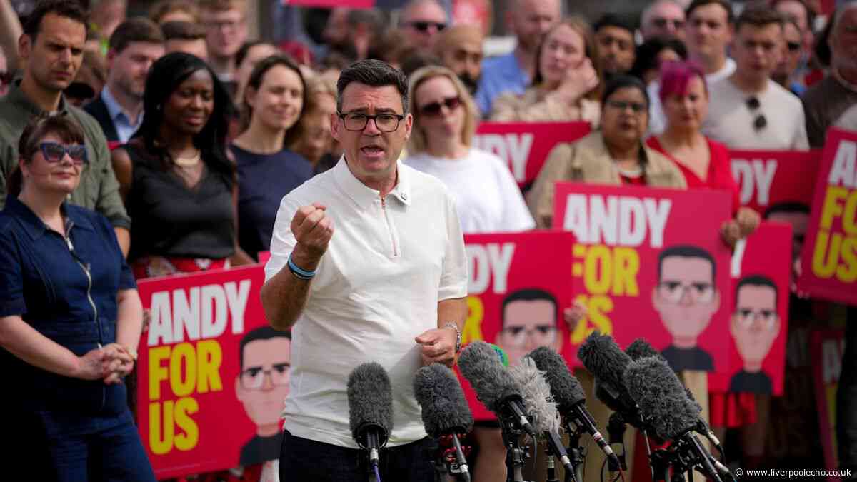 Who will be in Burnham's top team and will any be from Merseyside?