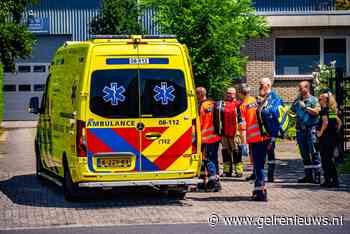 Slachtoffer met spoed naar het ziekenhuis na arbeidsongeval