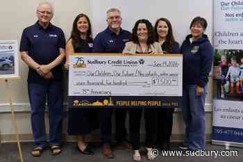 Latest credit union anniversary donation supports children’s services