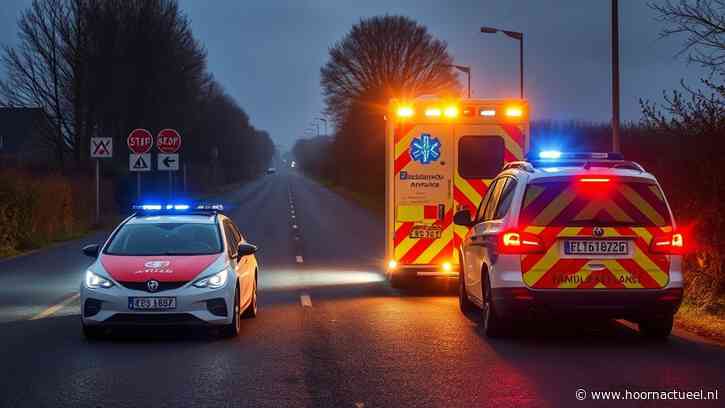 Vrouw raakt gewond bij ongeluk in Hoogwoud