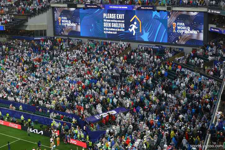 What is Fifa’s weather protocol for World Cup 2026 after France v Iraq delayed due to lightning?