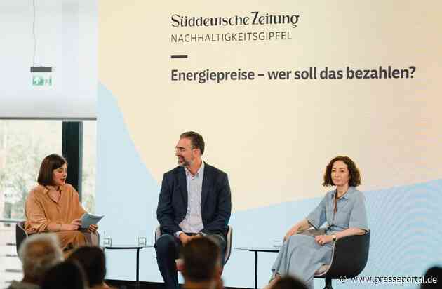 Westfalen-CEO Thomas Perkmann beim SZ-Nachhaltigkeitsgipfel: ,Wer Klimaneutralität will, muss vor allem den Strom günstiger machen.'