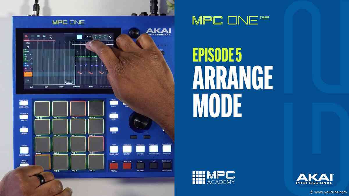 Getting Started on MPC One G2 | Arrange Mode