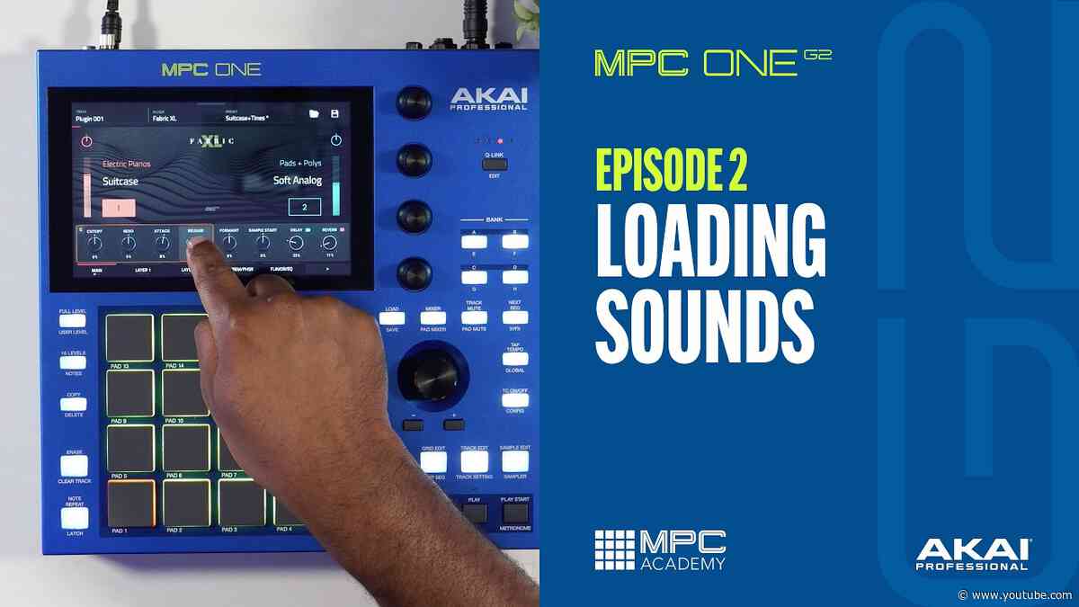 Getting Started on MPC One G2 | Loading Sounds