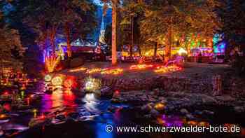 Enzbeleuchtung Bad Wildbad: Kurpark wird wieder zum „zauberhaften Lichtermeer“