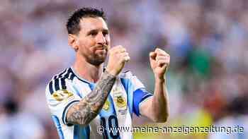 Erst Elfmeter verschossen, dann Rekord gebrochen: Messi trifft zweimal – genau wie Maradona vor 40 Jahren