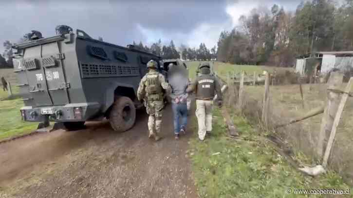 Operativo antidrogas dejó tres detenidos en Ercilla: Se incautaron armas y municiones