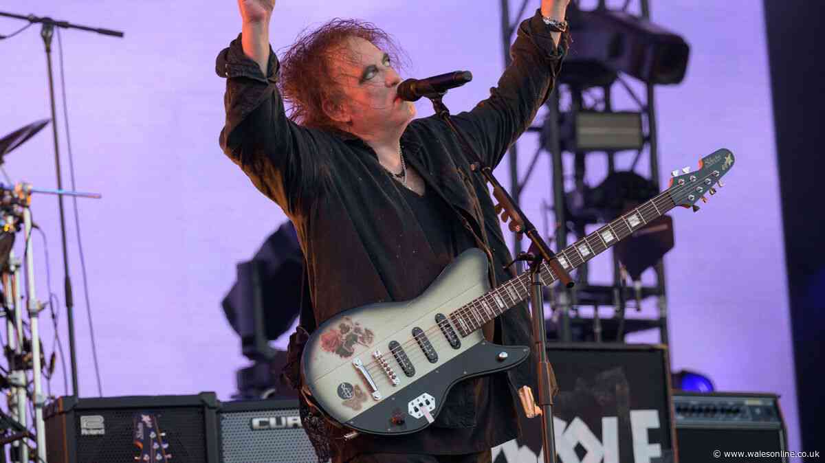 Stage times for The Cure at Blackweir Live, Cardiff
