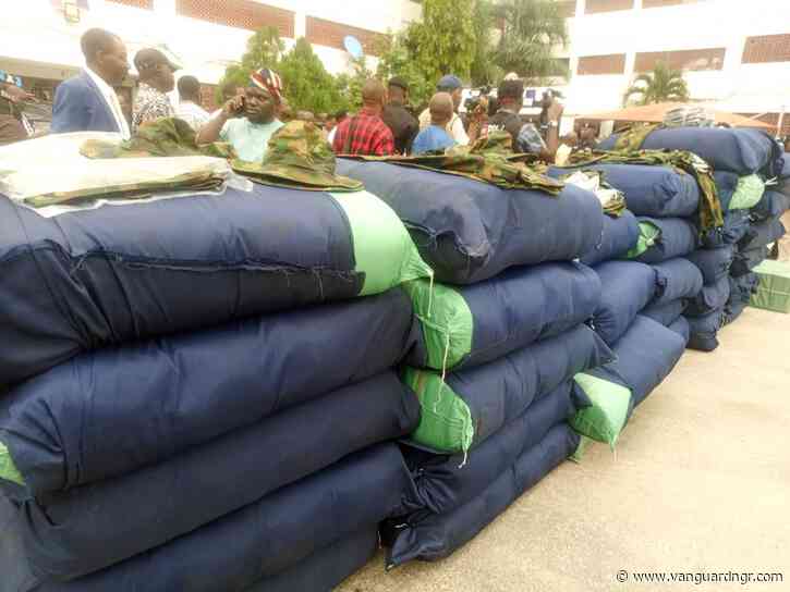 Police bust syndicate moving military camouflage, hard drugs out of Lagos