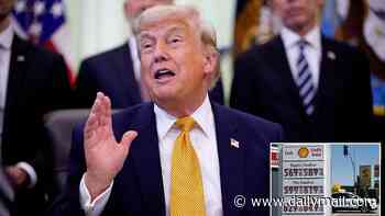 Trump cheers much-needed dip in oil prices and declares Strait of Hormuz OPEN… as peace with Iran remains in the balance