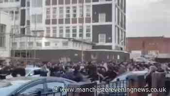 Police called after massive brawl outside Manchester mosque