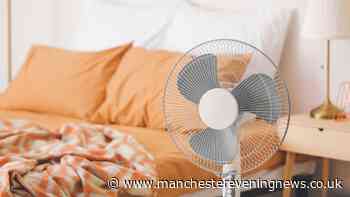 The cost of running an electric fan all night during the UK heatwave