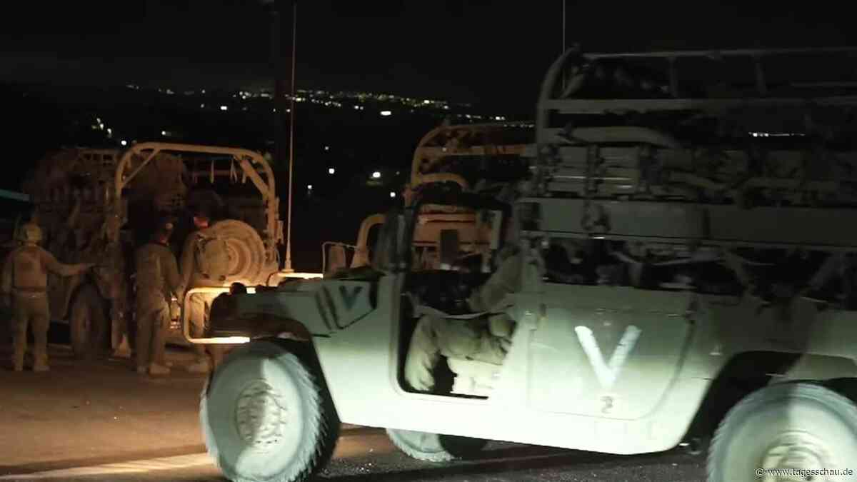 Mit Israels Armee im Südlibanon: Trümmer und Tunnel