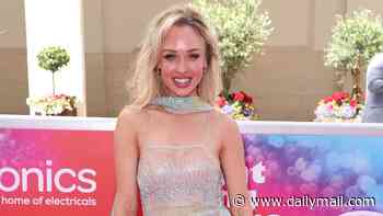 Hollyoaks' Jorgie Porter sizzles in a VERY daring dress as she and co-star Jennifer Metcalfe beat the scorching heatwave in sheer ensembles at the TRIC Awards