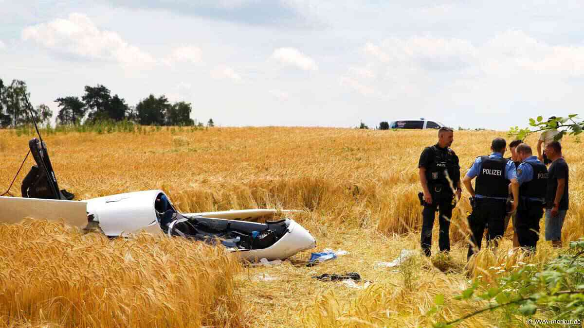 Flugzeugabsturz in Hessen: Beide Insassen tot – Zeugen sehen alles mit an