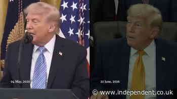 Trump claims vandals slashed Reflecting Pool surface he boasted was knife-proof