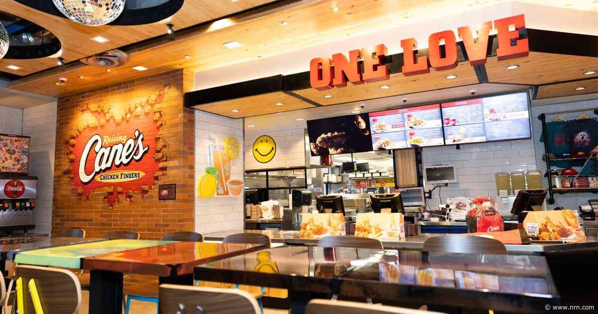 Raising Cane’s has opened its first airport location