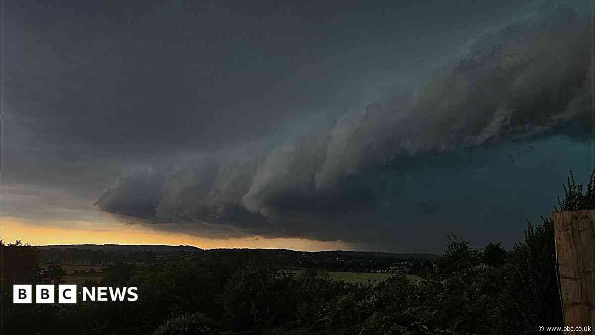 Storms and school disruption amid rare red weather warnings