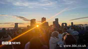 Swimmers and hikers revel in the summer solstice sunrise