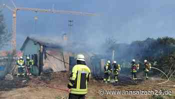 Wohnhaus in Hofstetten in Vollbrand: Großaufgebot der Feuerwehr vor Ort