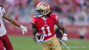 49ers WR Brandon Aiyuk Seems to Think He's Signing With Commanders Soon