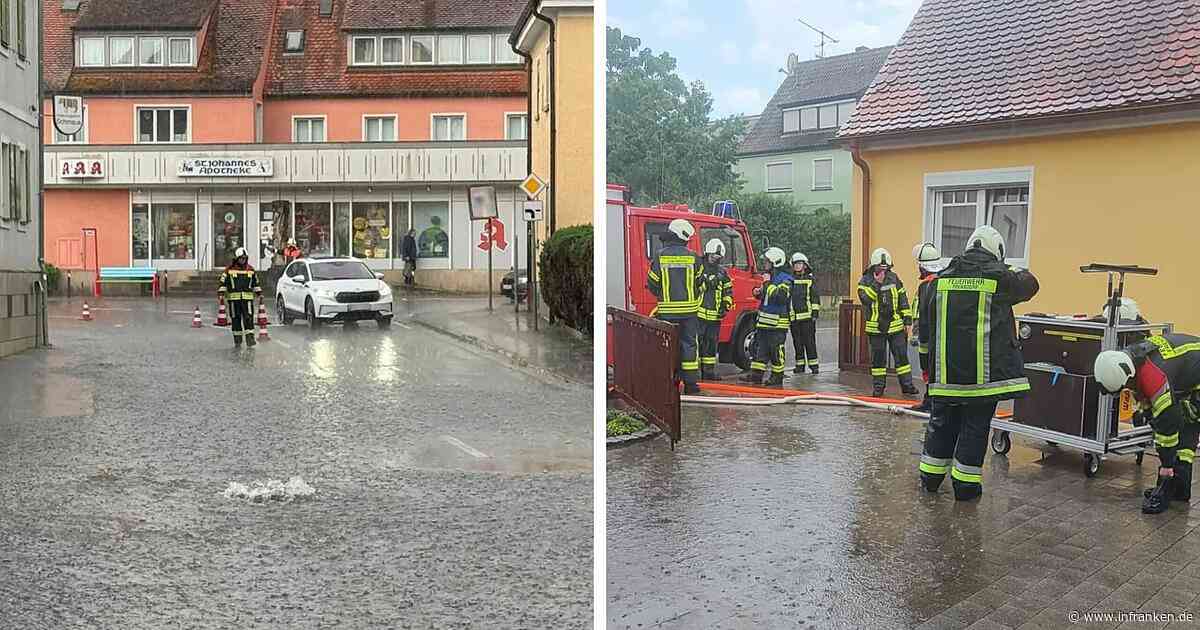 Notrufe in Frensdorf: Massive Gewitterzelle sorgt für mehrere Einsätze
