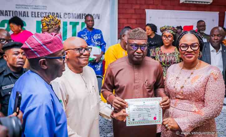 Gov Oyebanji receives certificate of return from INEC