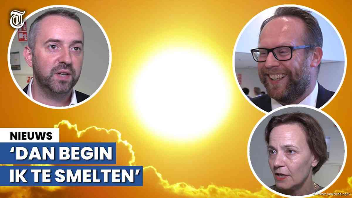 Hitte teistert zwetende politici: 'Gutsen gaat vanzelf komen'