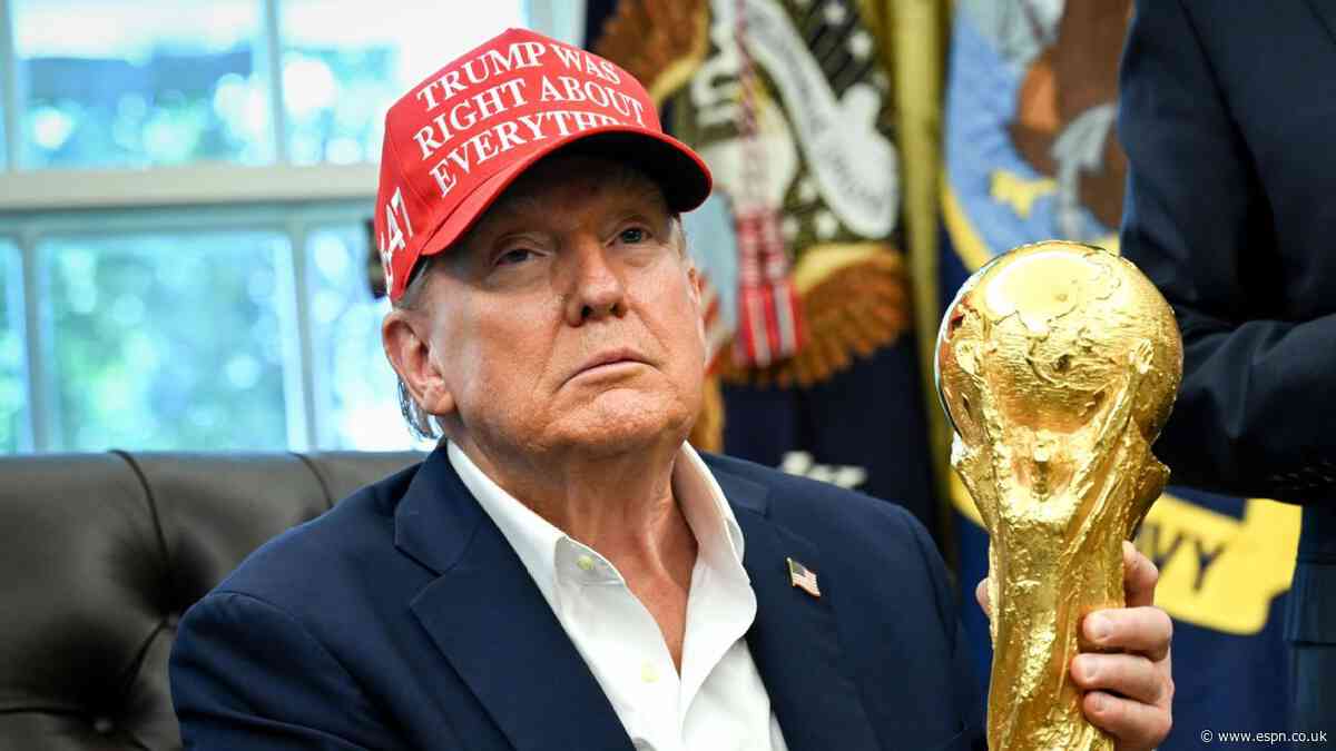 Infantino: Trump to present World Cup final trophy...