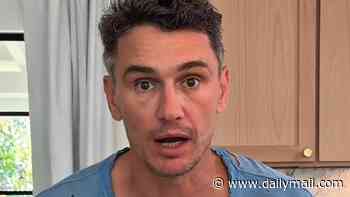 James Franco's wild videos about a 'non-human with glowing eyes' in his garage fuel alien conspiracy theories