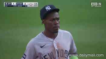 Yankees manager livid after star man plays second base with a lollipop in his mouth during Tigers loss