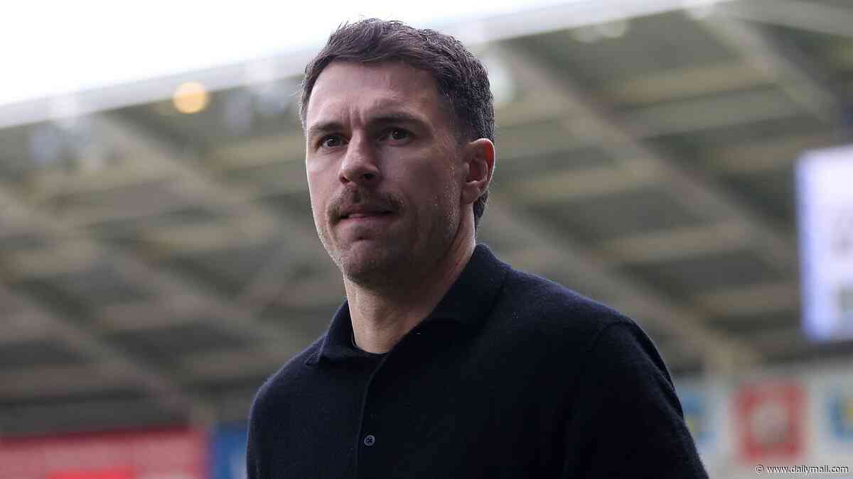 Ex-Arsenal midfielder Aaron Ramsey, 35, lands his first permanent manager's role at League One club