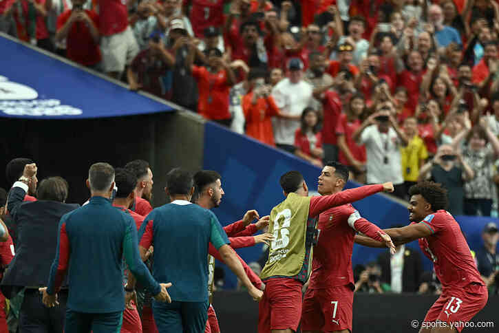 📸 No burden at all! CR7 gets his World Cup goal – team celebrate