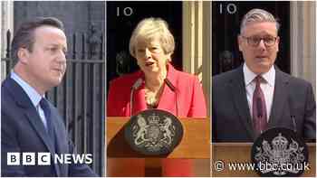 British PM resignations over the last decade