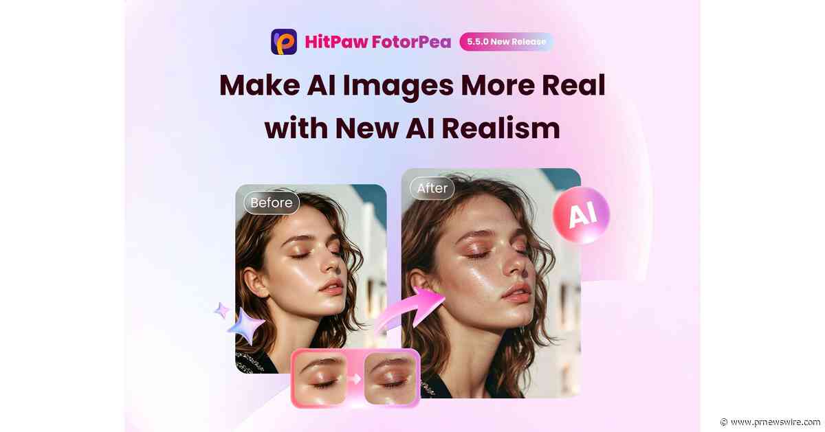 HitPaw FotorPea V5.5.0 Launches Image Creation System with AI Realism Enhancement