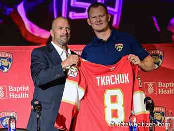 Former Senators captain Brady Tkachuk says 'it was time for the next chapter' with the Panthers