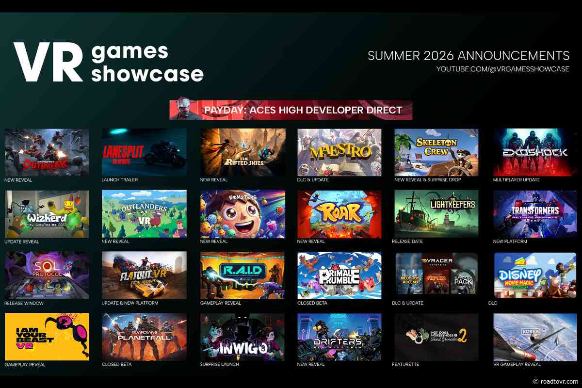 Everything Announced at the Summer 2026 VR Games Showcase