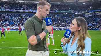What is on Joe Hart's wrist? BBC pundit's eye-catching look explained