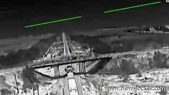 Hier wordt belangrijke spoorbrug op bezette Krim aangevallen met drones