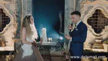 Diogo Jota's wife shares heartbreaking footage of his wedding speech - filmed just two weeks before Liverpool star died in a car crash aged 28