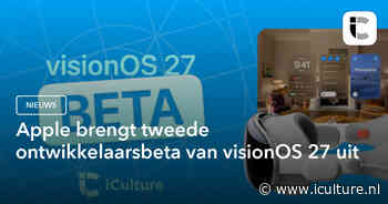Apple brengt tweede ontwikkelaarsbeta van visionOS 27 uit