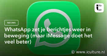 WhatsApp zet je berichtjes weer in beweging (maar iMessage doet het veel beter)