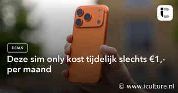 Deze sim only kost tijdelijk slechts €1,- per maand